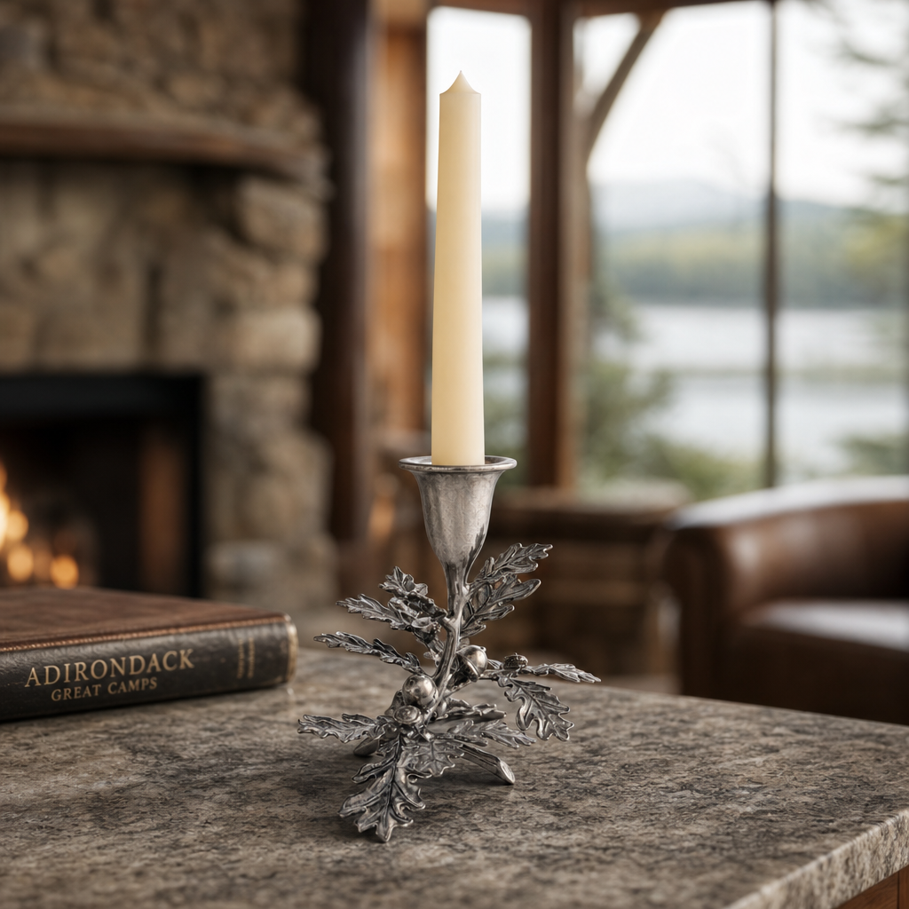 Oak Leaf Candlestick - 1 Taper 5
