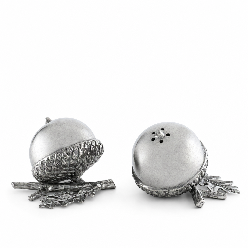Pewter Acorn Salt & Pepper Set 1