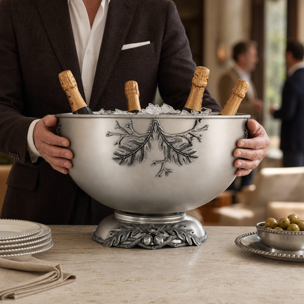 Charter Oak Ice Tub Punch Bowl 5