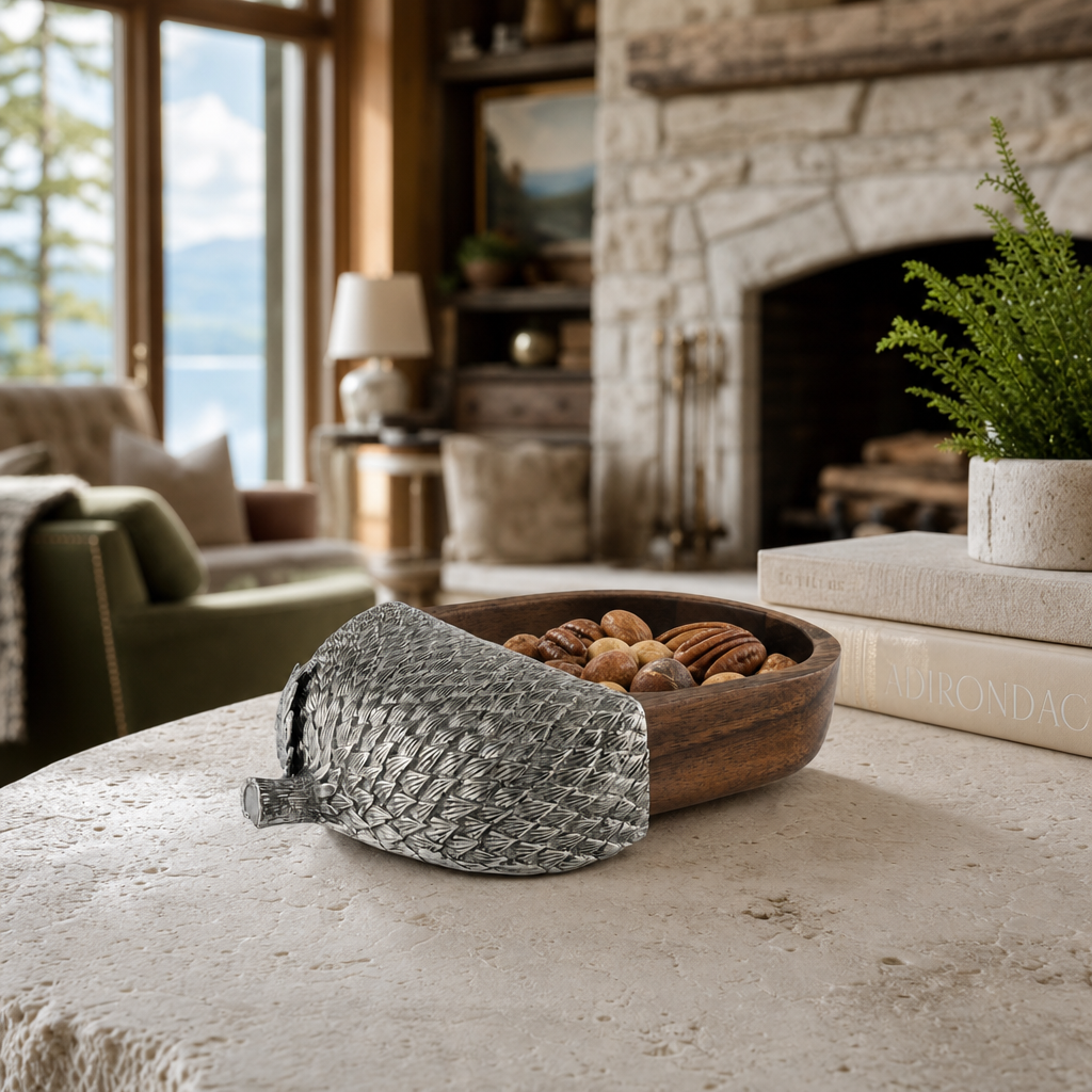 Wood Acorn Nut Bowl 7