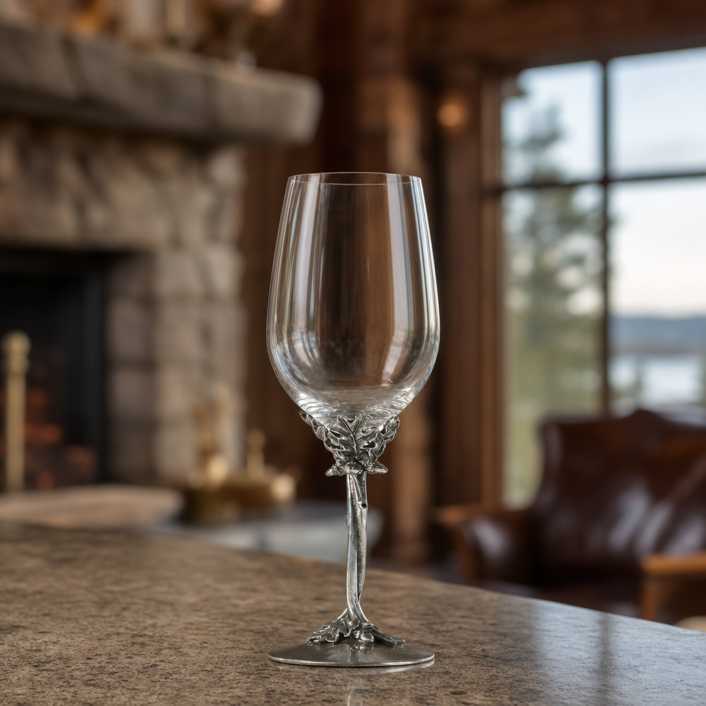 Entwined Oak Pewter Stemware 2