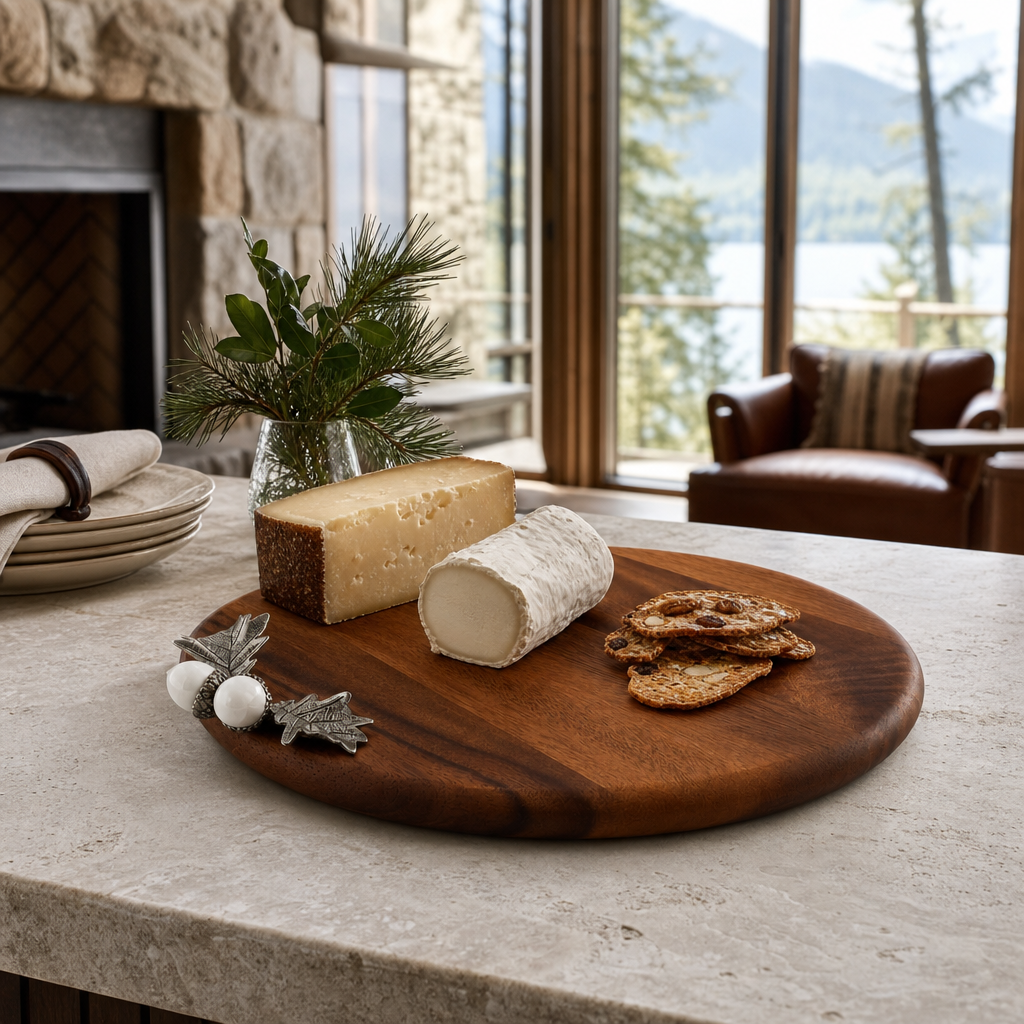 Cheese Board - Porcelain Acorn Oak 6