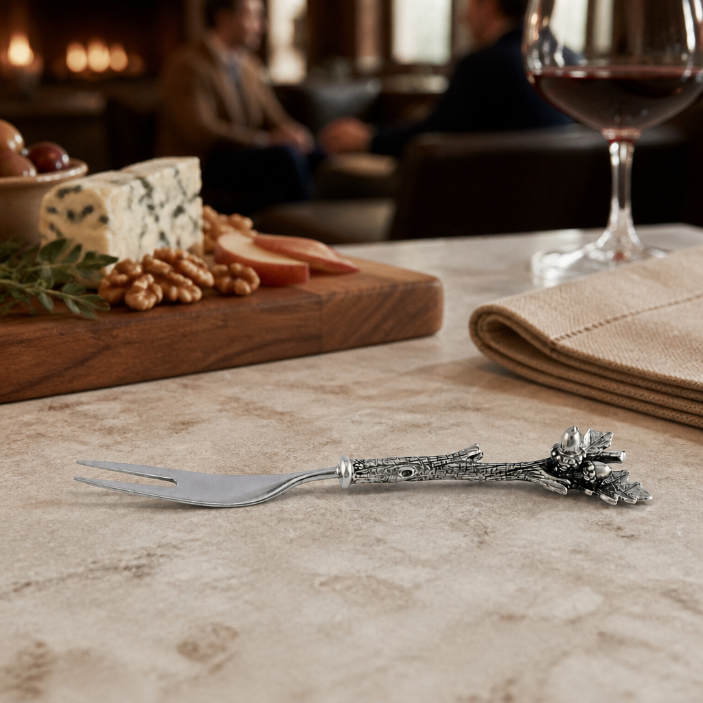 Acorn &amp; Oak Leaf Hors d'oeuvre Fork 5