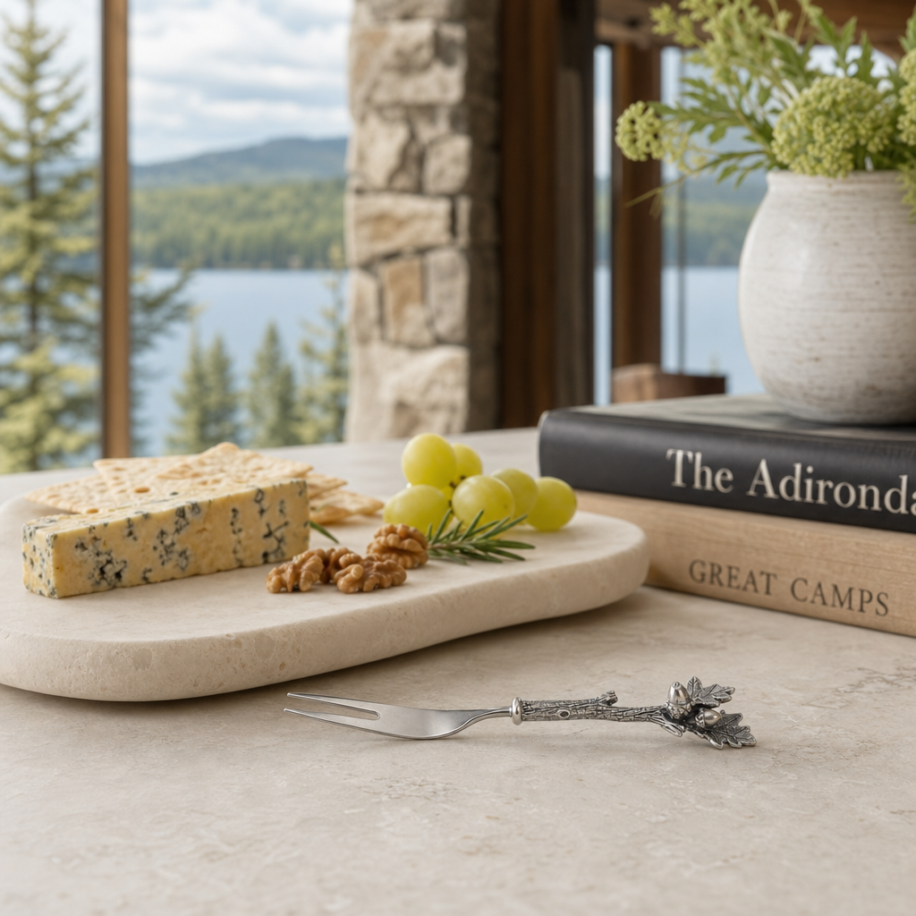 Acorn & Oak Leaf Hors d'oeuvre Fork 5