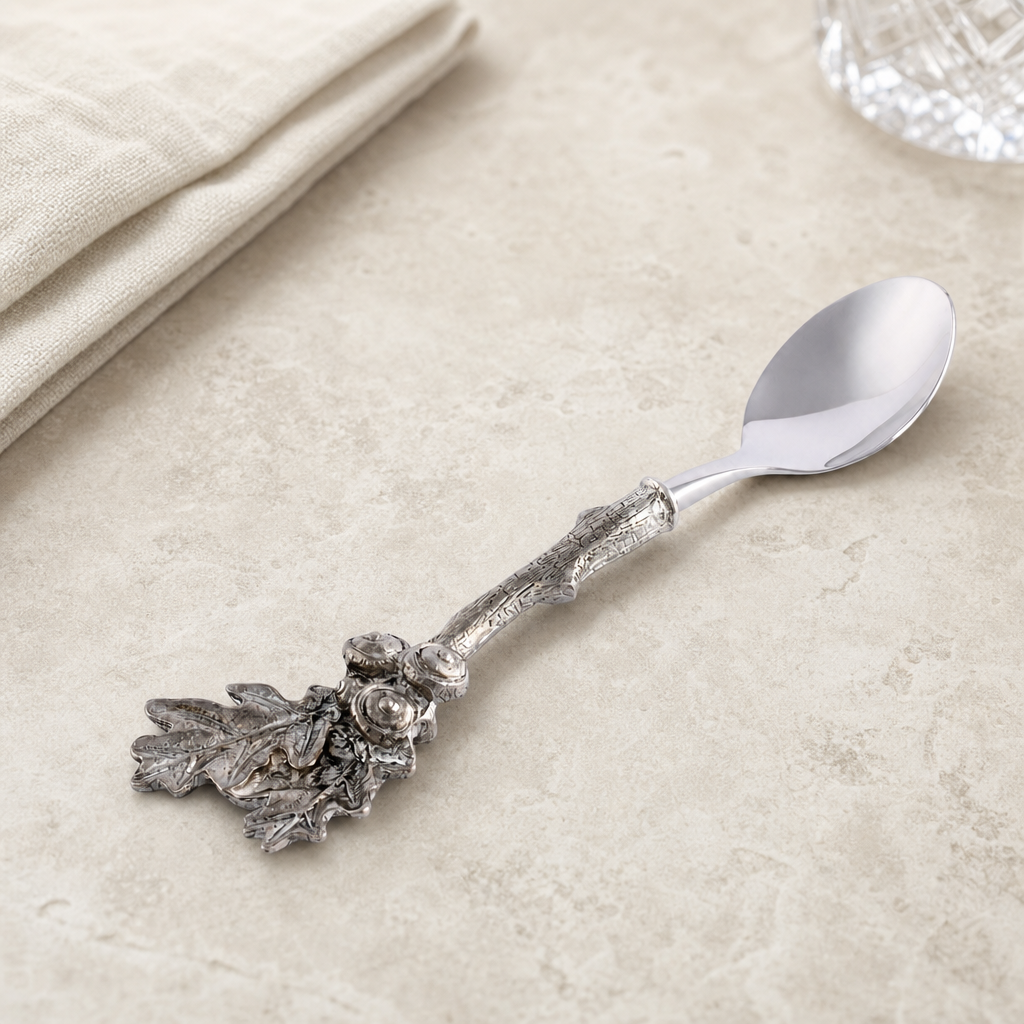 Acorn &amp; Oak Leaf Jam Spoon 2
