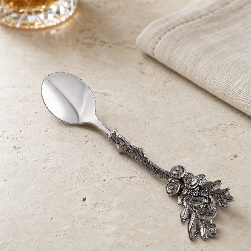 Acorn &amp; Oak Leaf Jam Spoon 3