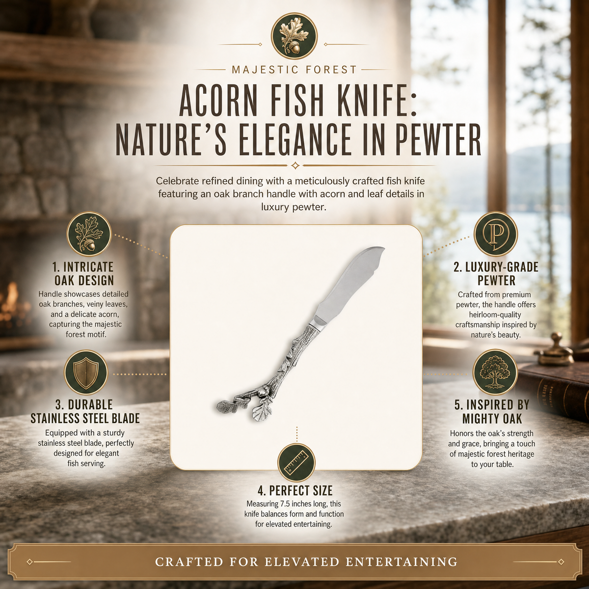 Acorn Fish Knife 4