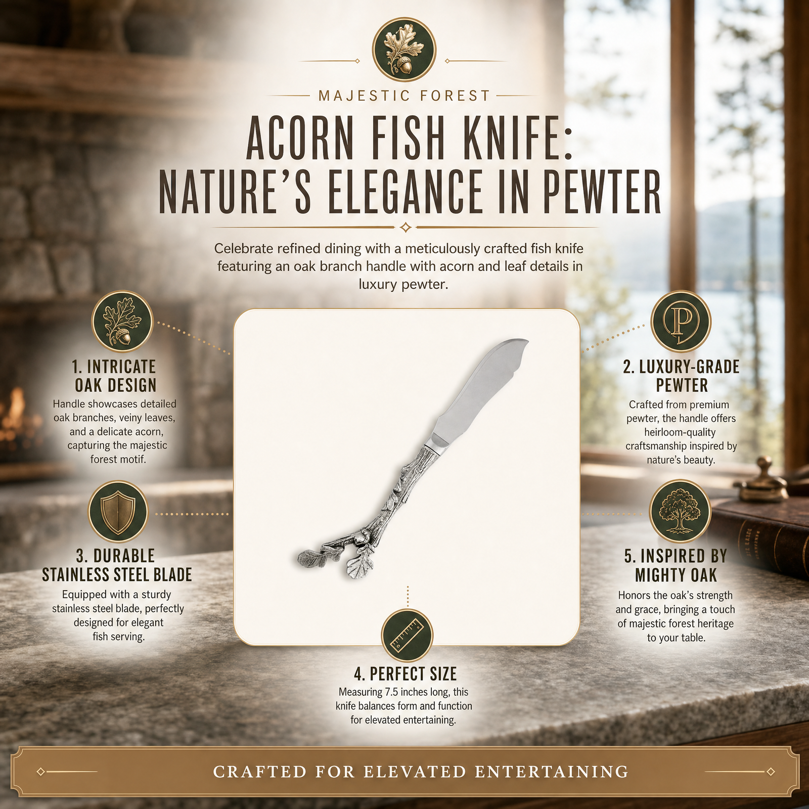 Acorn Fish Knife 4