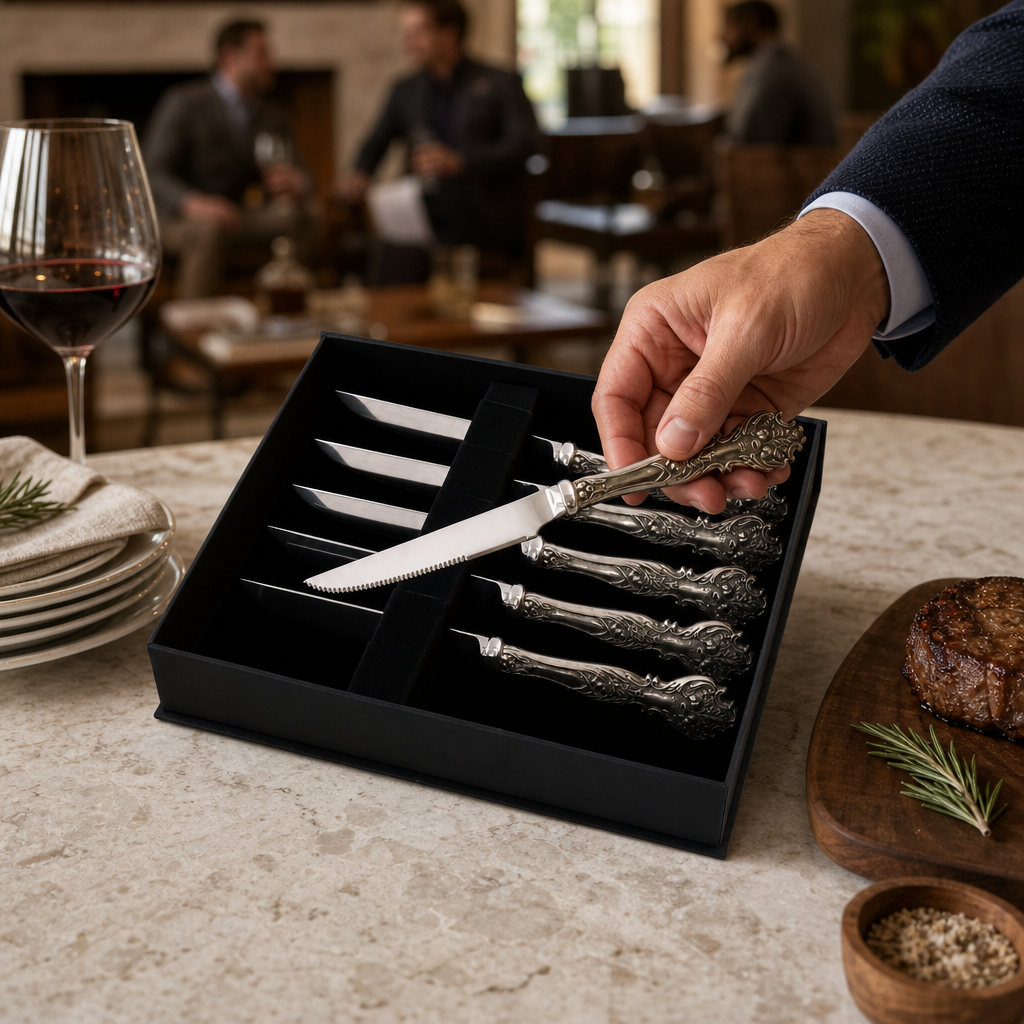 Mighty Oak Steak Knife Set 6