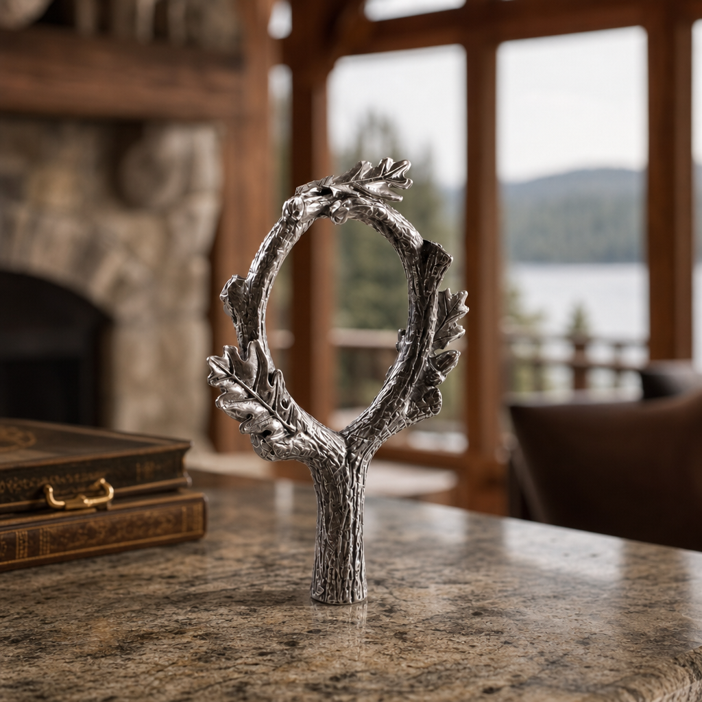 Acorn Oak & Leaf  Dessert Stand 5