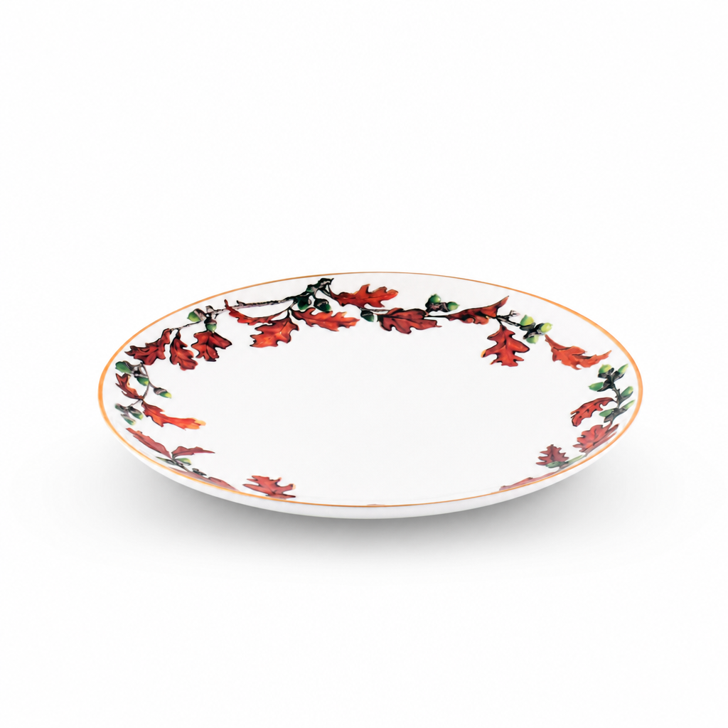 Norwood Acorn Bone China Round Salad Plate 6