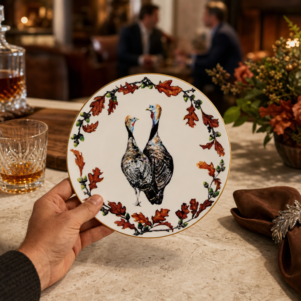 Norwood Narragansett Turkey Bone China Round  Salad Plate 5