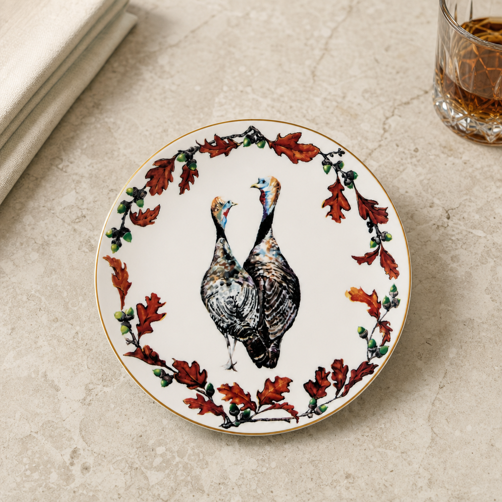 Norwood Narragansett Turkey Bone China Round  Salad Plate 2
