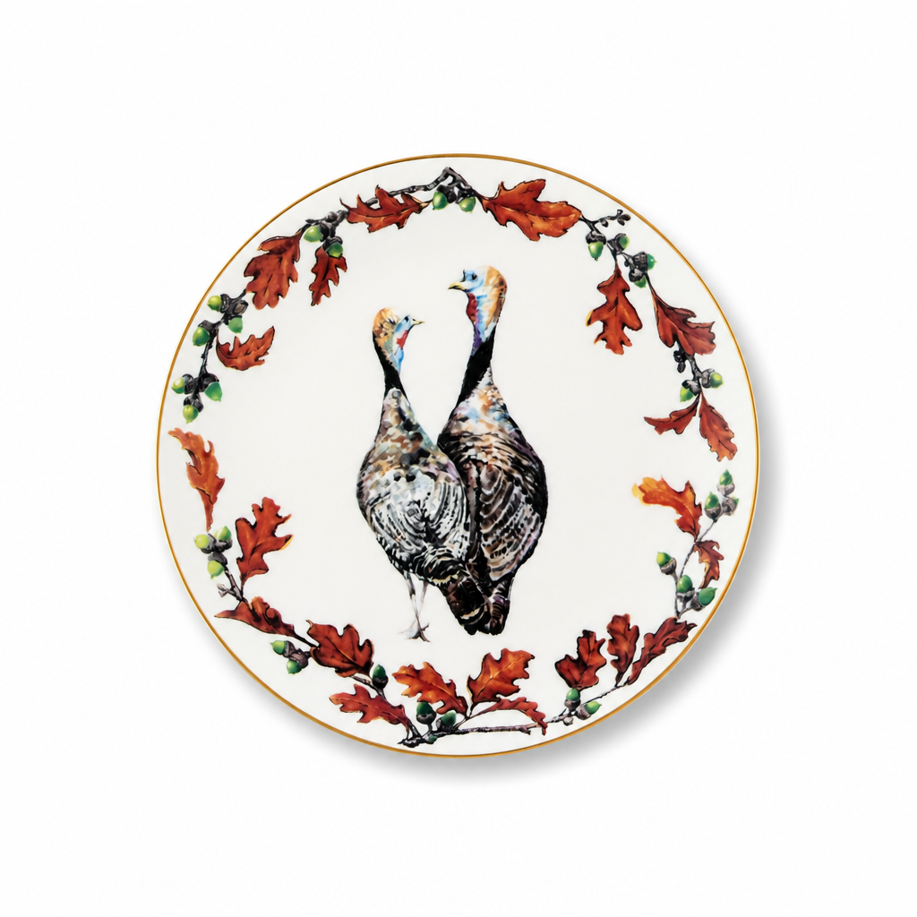Norwood Narragansett Turkey Bone China Round  Salad Plate 1