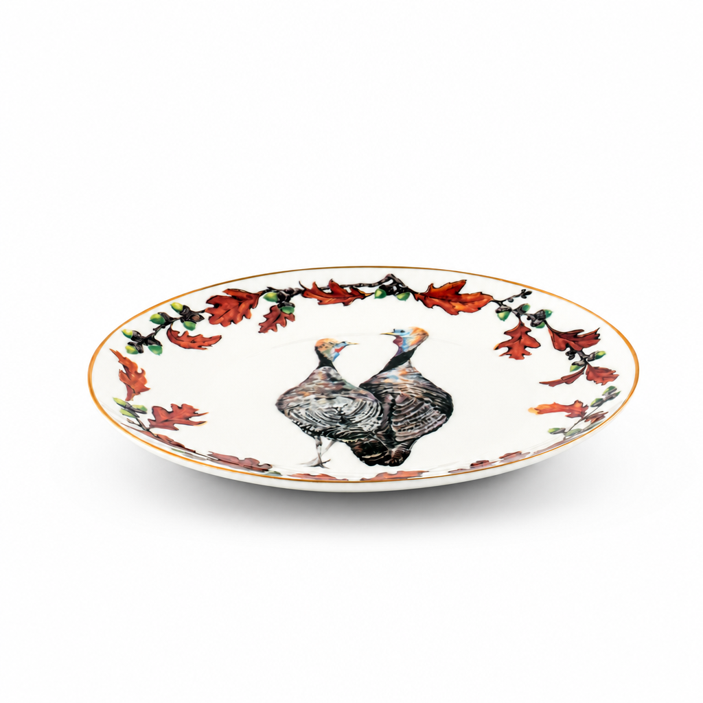 Norwood Narragansett Turkey Bone China Round  Salad Plate 8