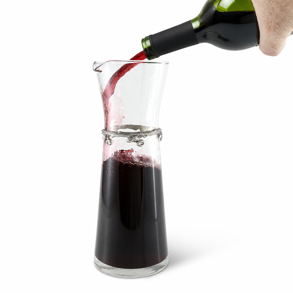 Wine Carafe - Acorn Band - Large 1