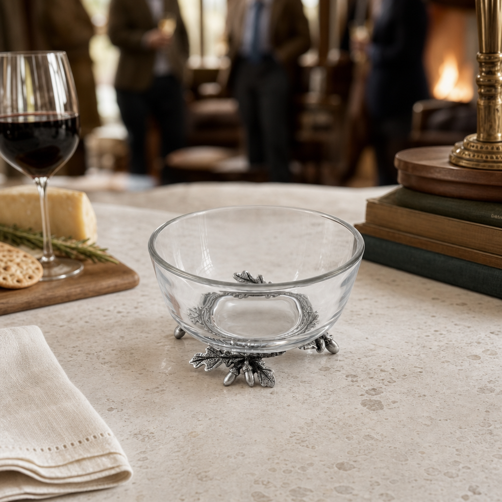 Acorn &amp; Oak Leaf Dip Bowl 7