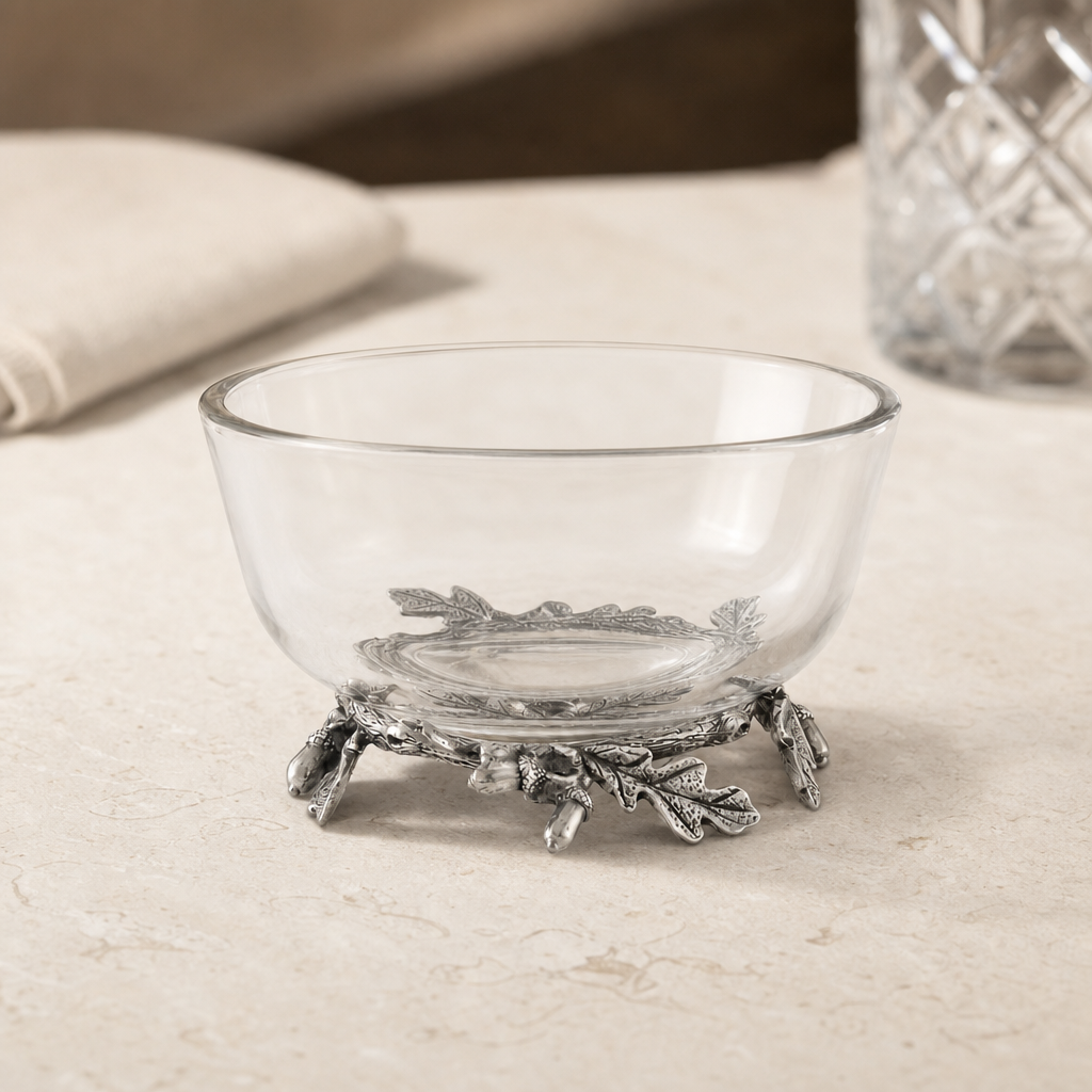 Acorn &amp; Oak Leaf Dip Bowl 4