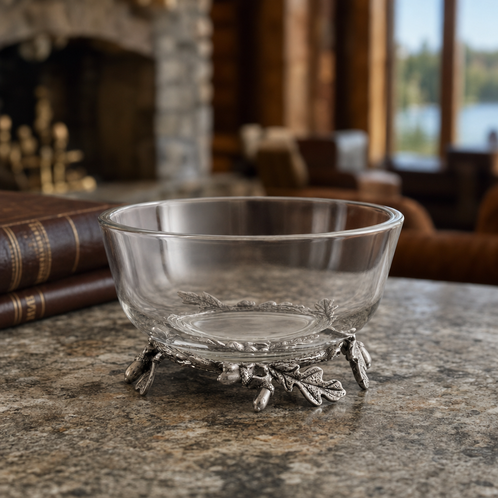 Acorn & Oak Leaf Dip Bowl 4