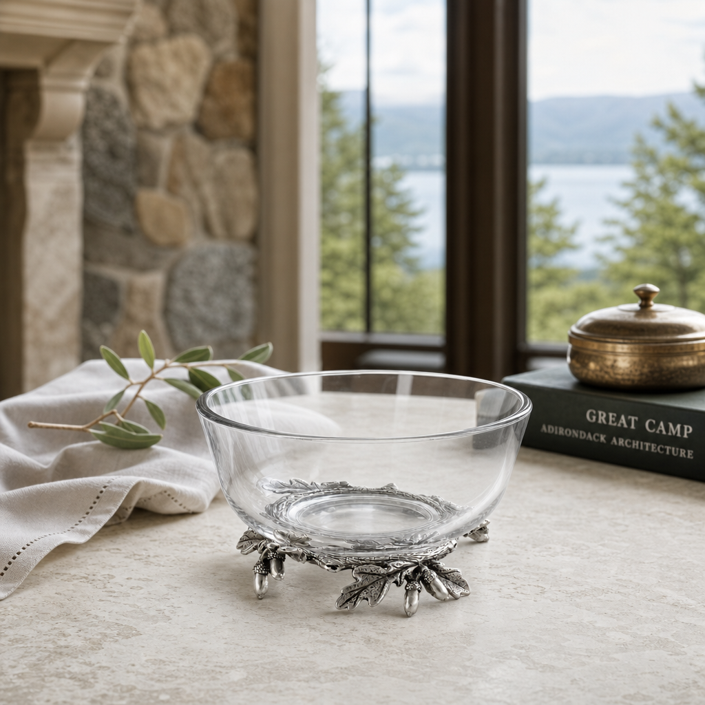 Acorn & Oak Leaf Dip Bowl 9
