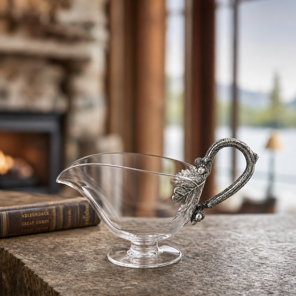 Acorn Forest Gravy Boat 1