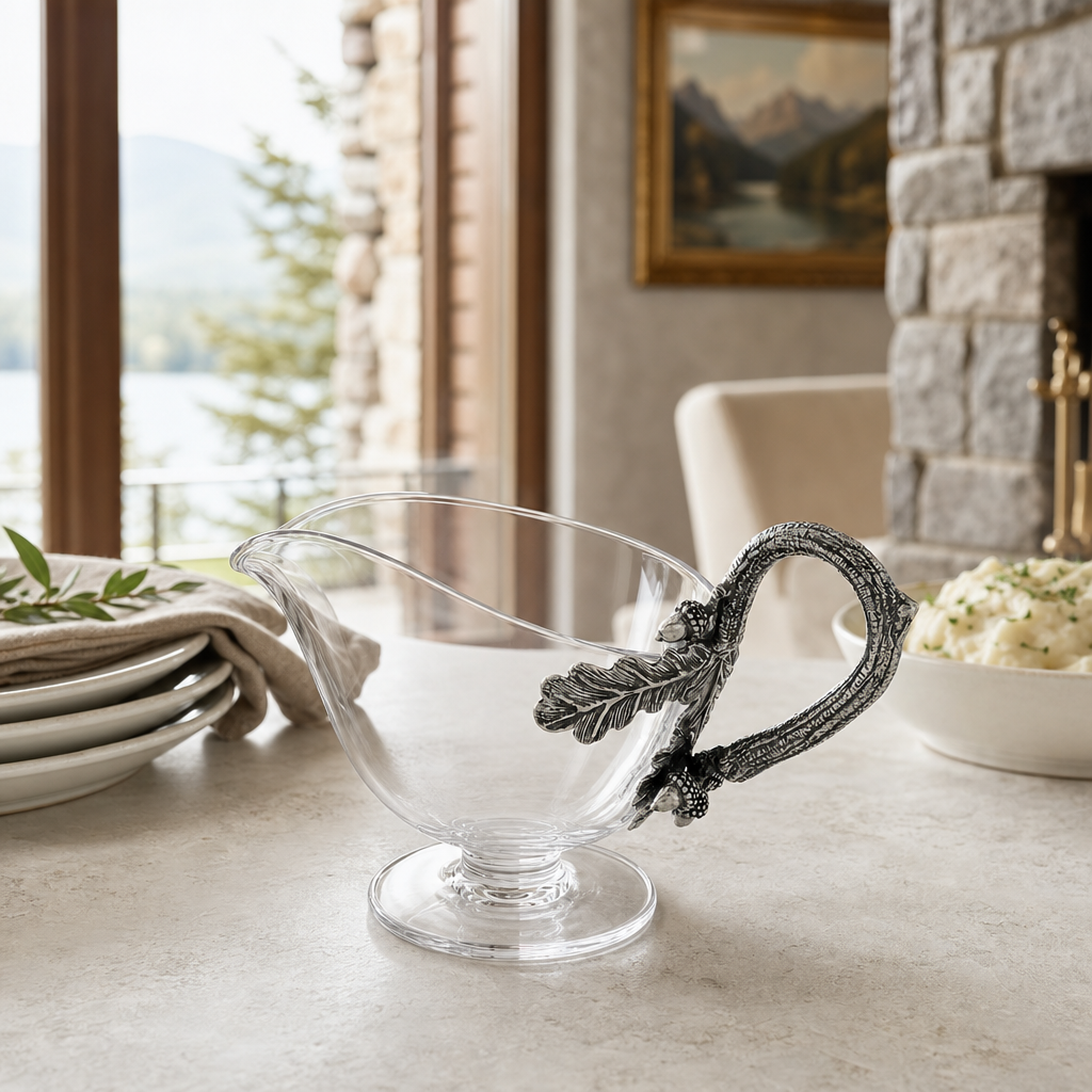 Acorn Forest Gravy Boat 6