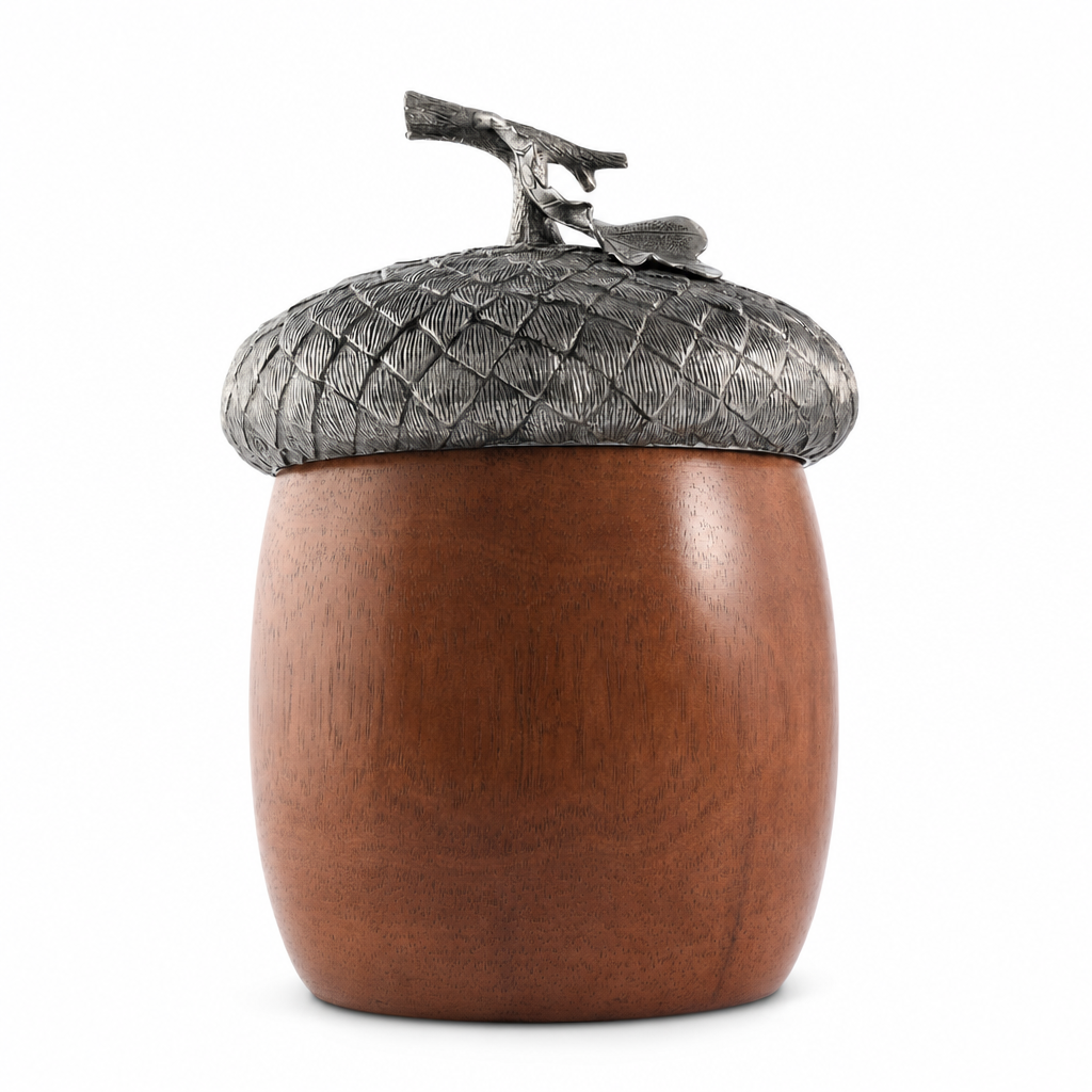Wood Acorn Ice Bucket 1