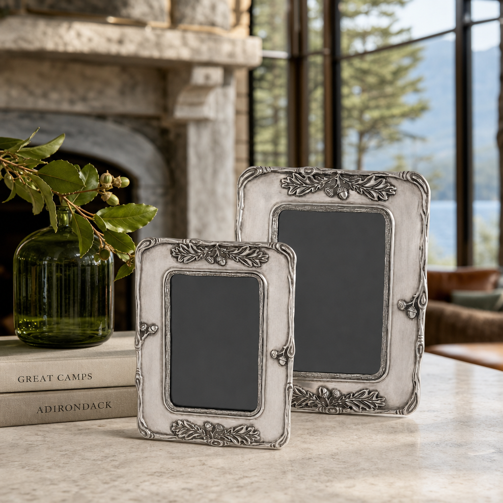 Woodland Acorn Pewter Photo Frame 4x6 6