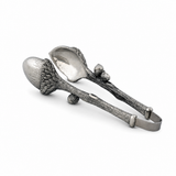 Pewter Acorn Pattern Nut / Sugar Tongs 1