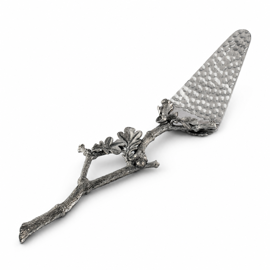 Acorn & Oak Leaf Handle Pie Server 1