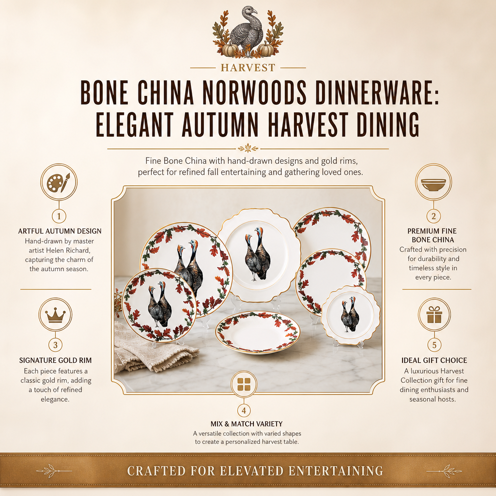 Bone China Norwoods Dinnerware 4