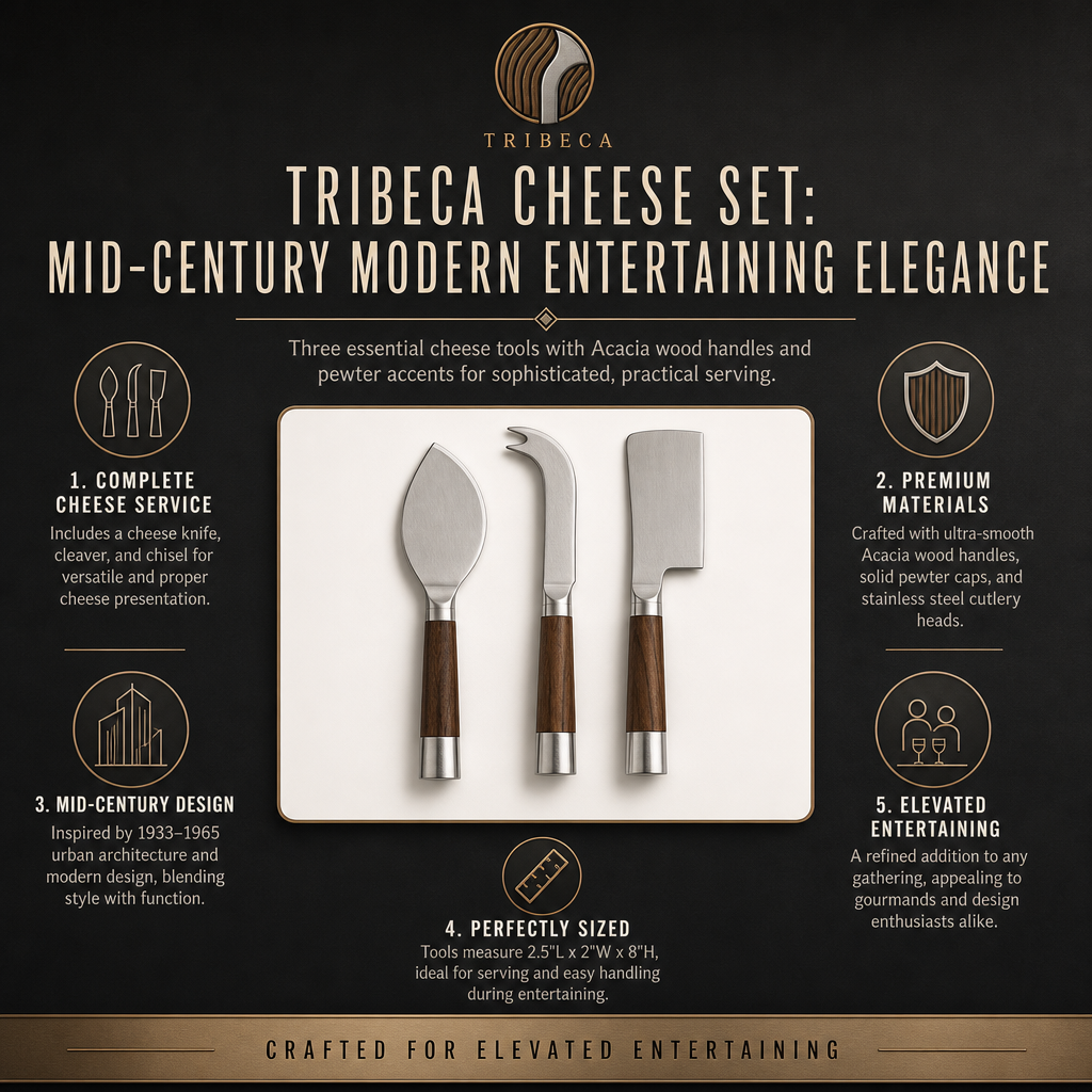 Tribeca Cheese Set 7