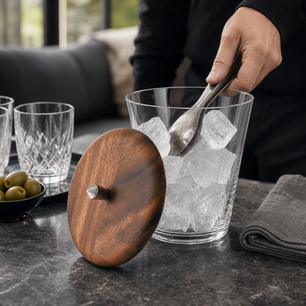 Tribeca Glass Ice Bucket 7