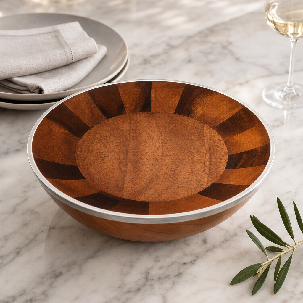 Tribeca Wood Salad Bowl 3