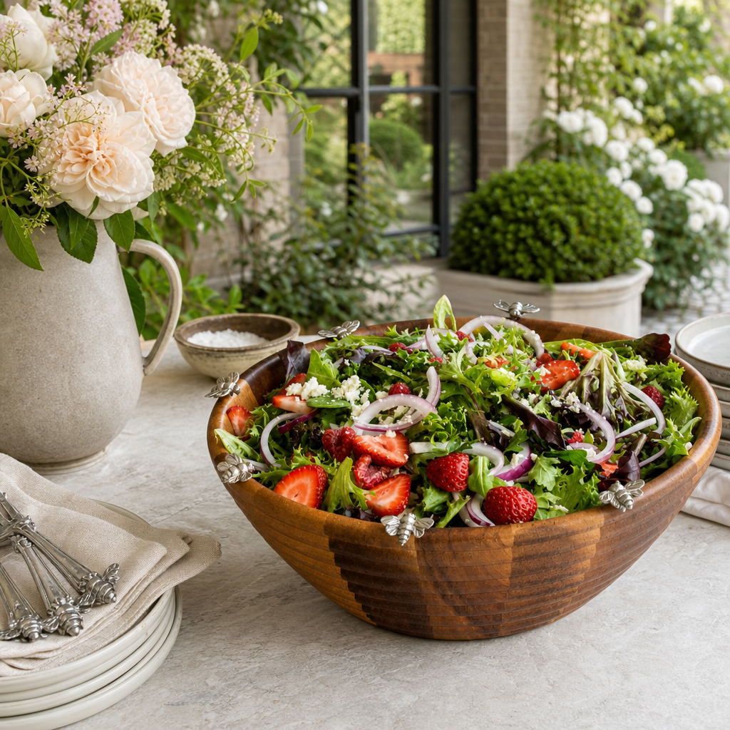 Bee Hive Salad Serving Bowl 5