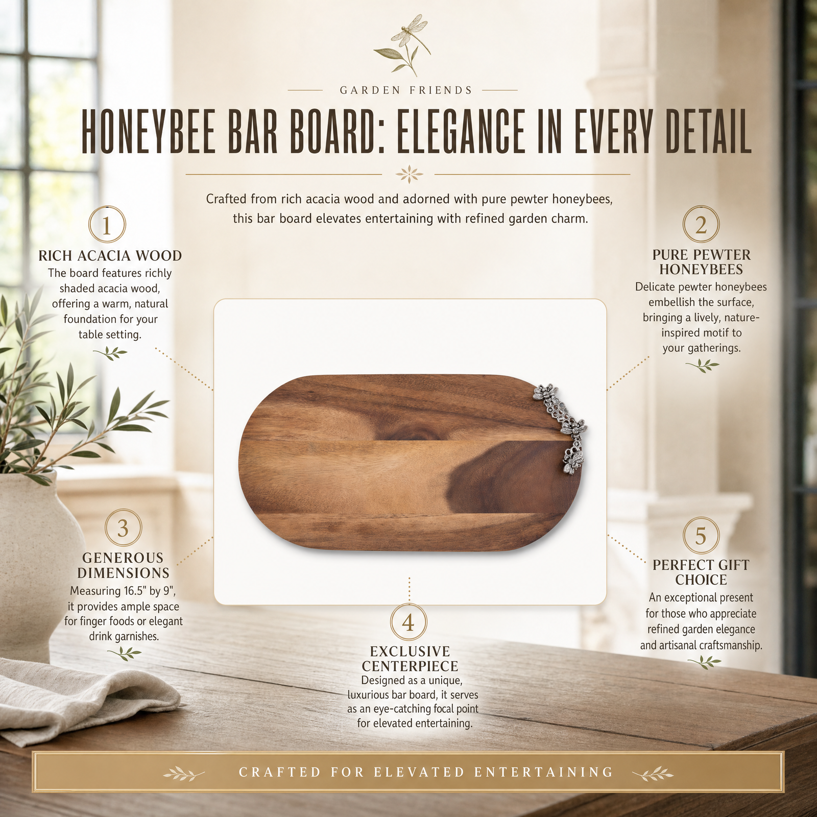 Honeybee Bar Board 9