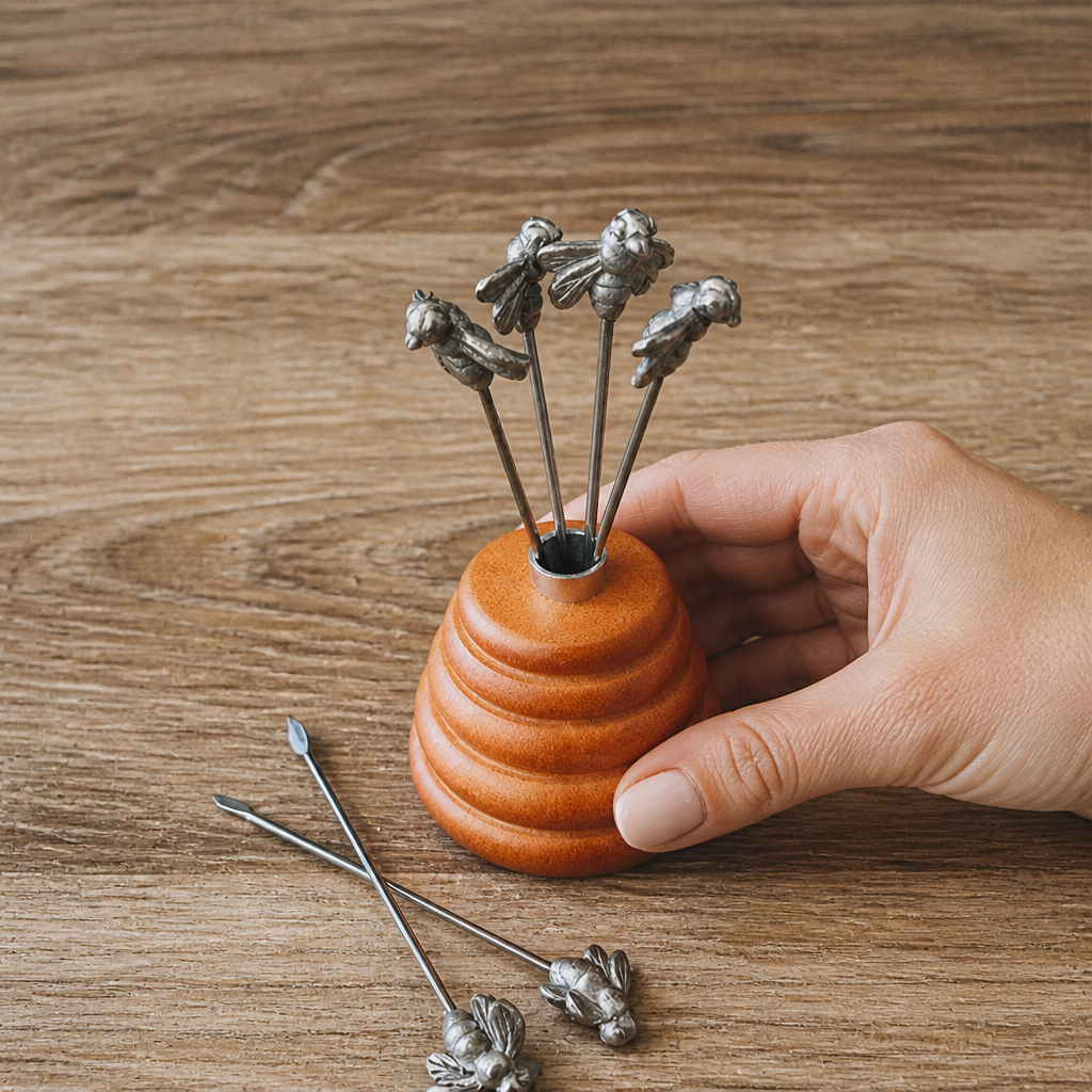 Hive of Bees Cheese Pick Set 10