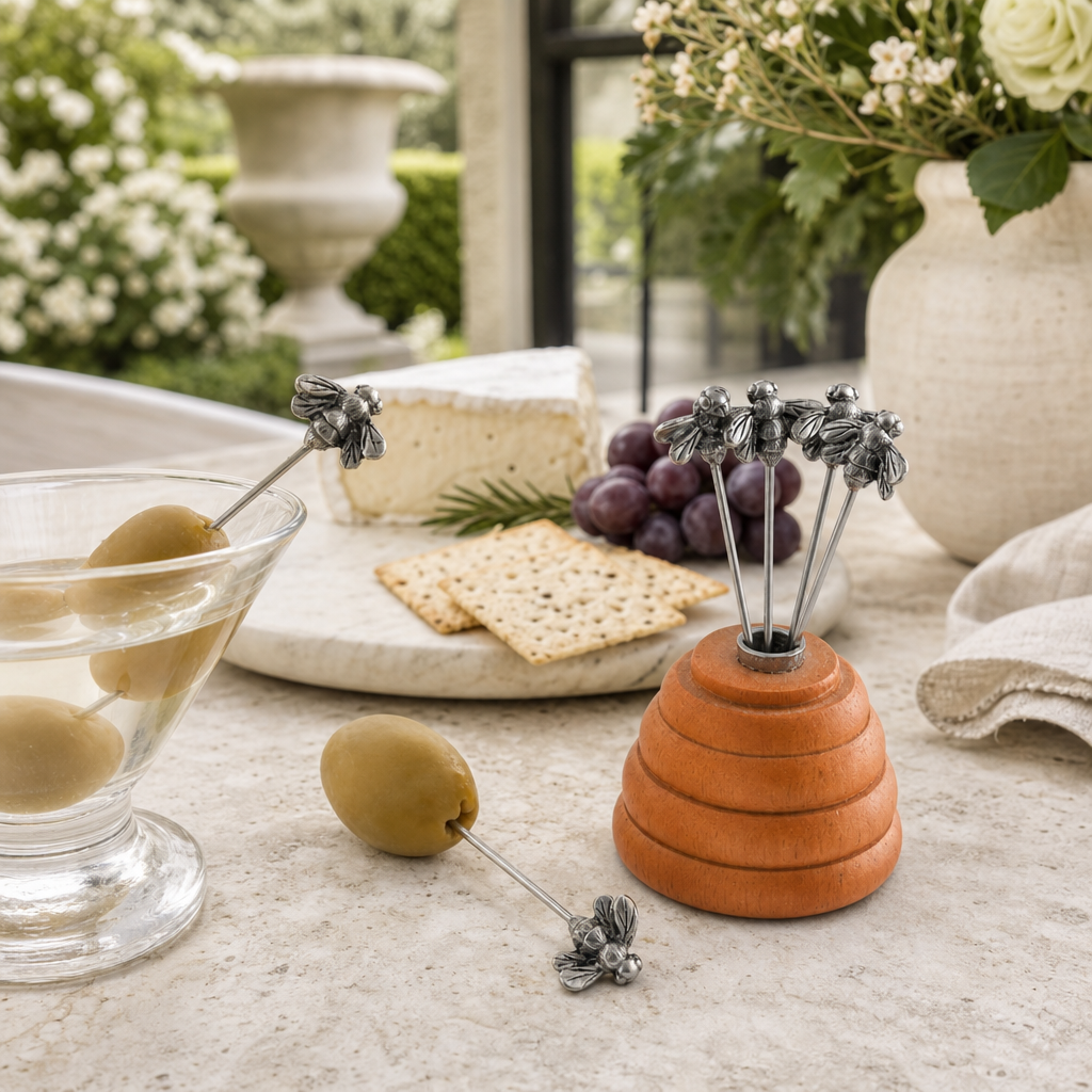 Hive of Bees Cheese Pick Set 8