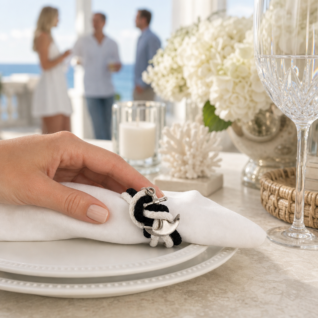 Anchor Rope Napkin Ring 6