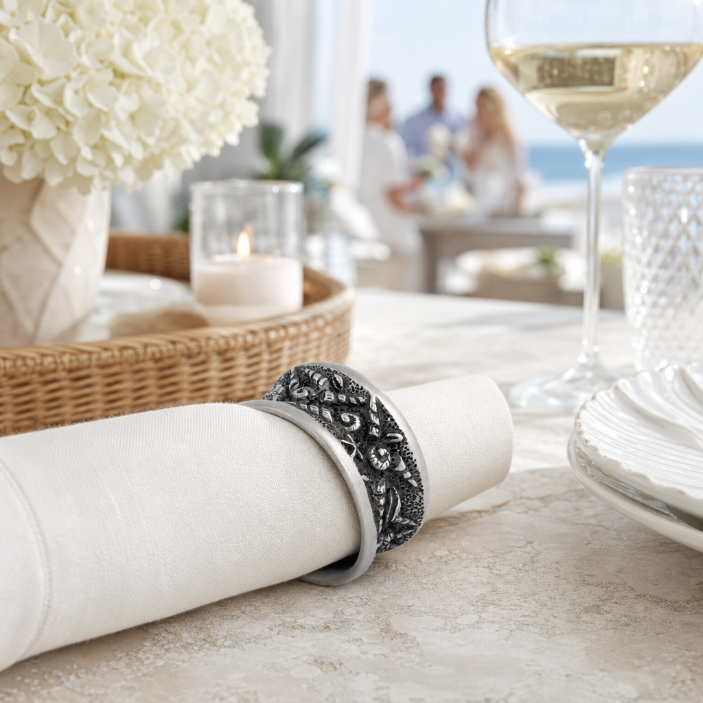 Coastal Tide Pool Napkin Ring 6