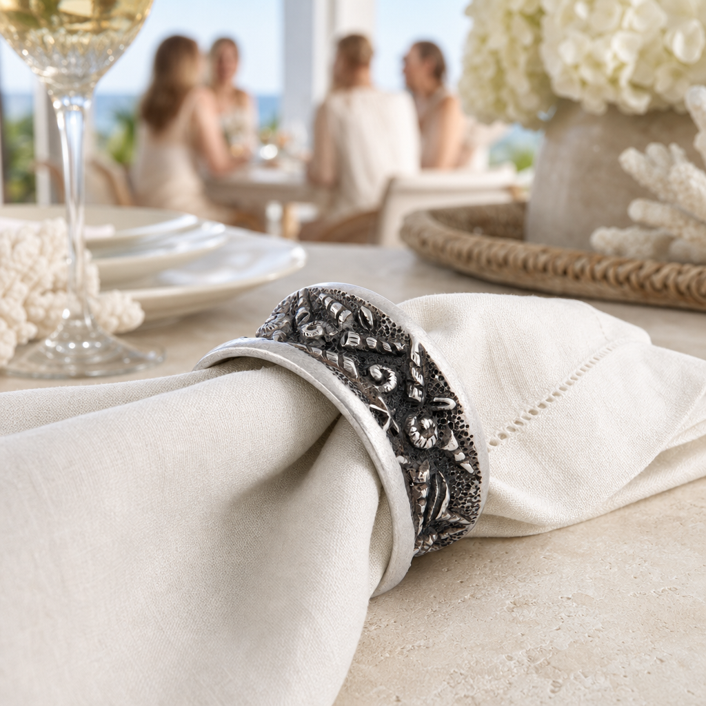 Coastal Tide Pool Napkin Ring 3
