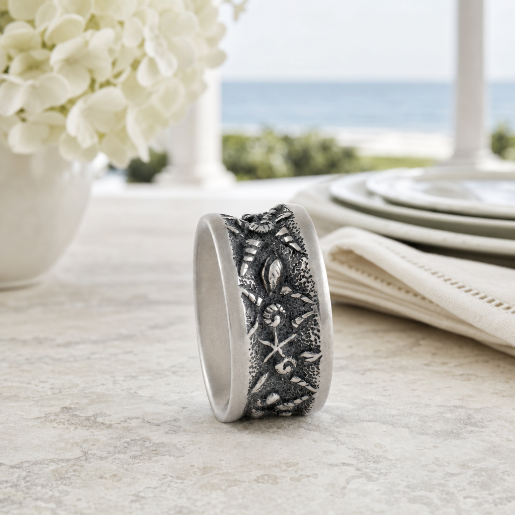 Coastal Tide Pool Napkin Ring 5