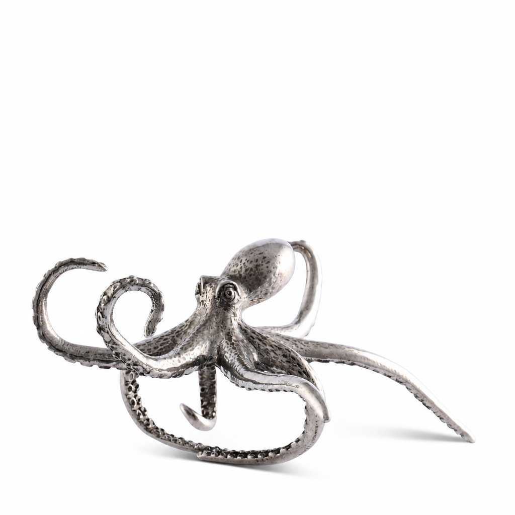 Pewter Octopus Napkin Ring 1