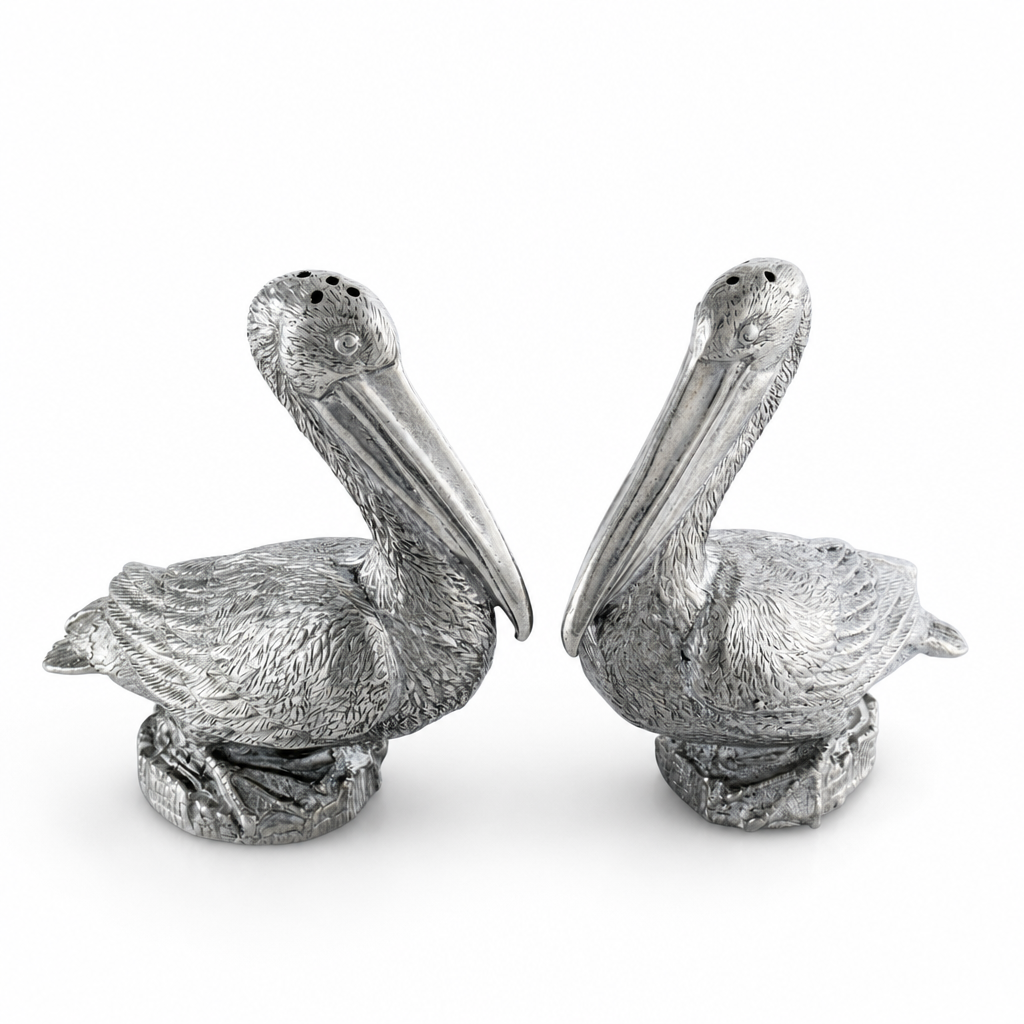 Pewter Pelicans Salt & Pepper Set 10