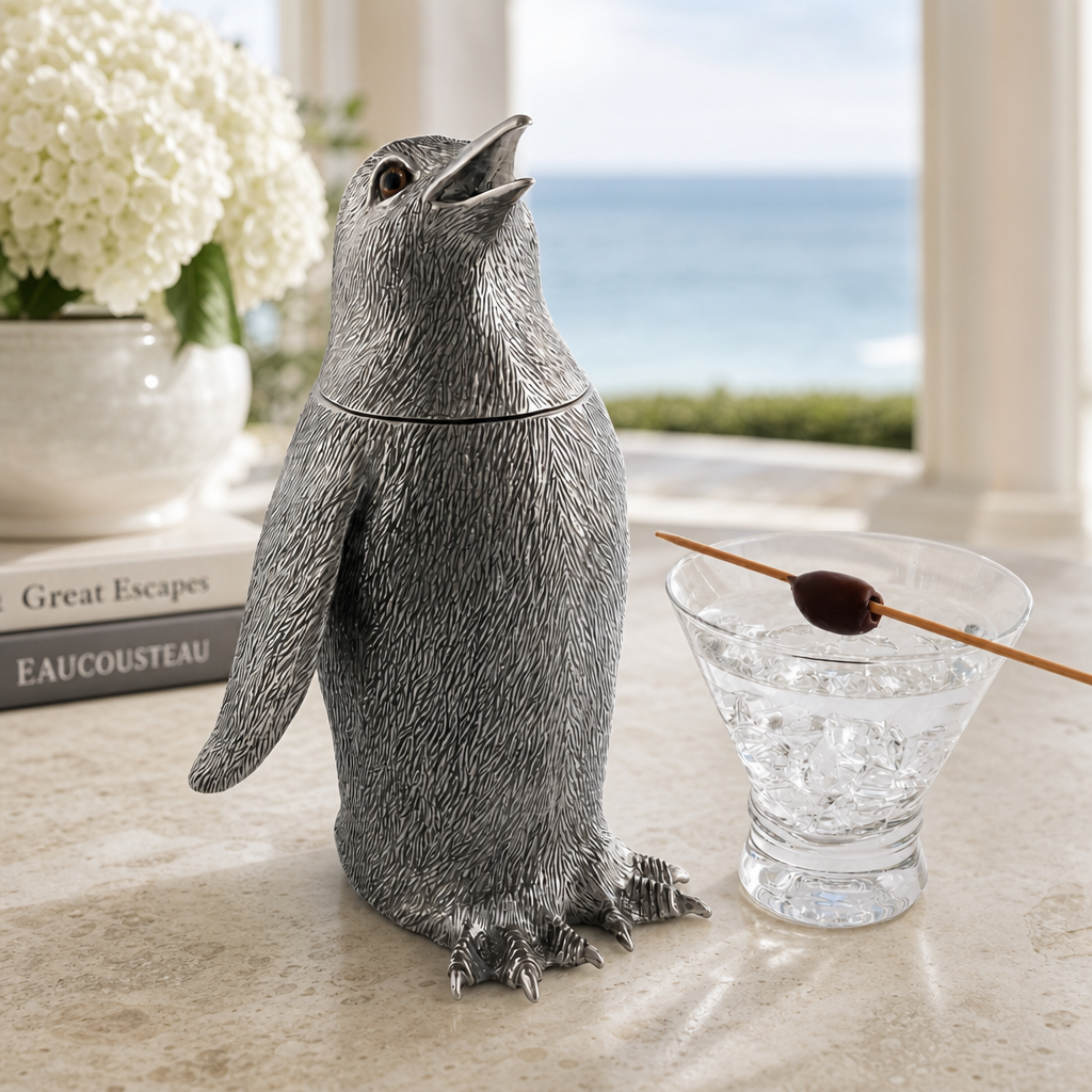 Pewter Penguin Shaker 1