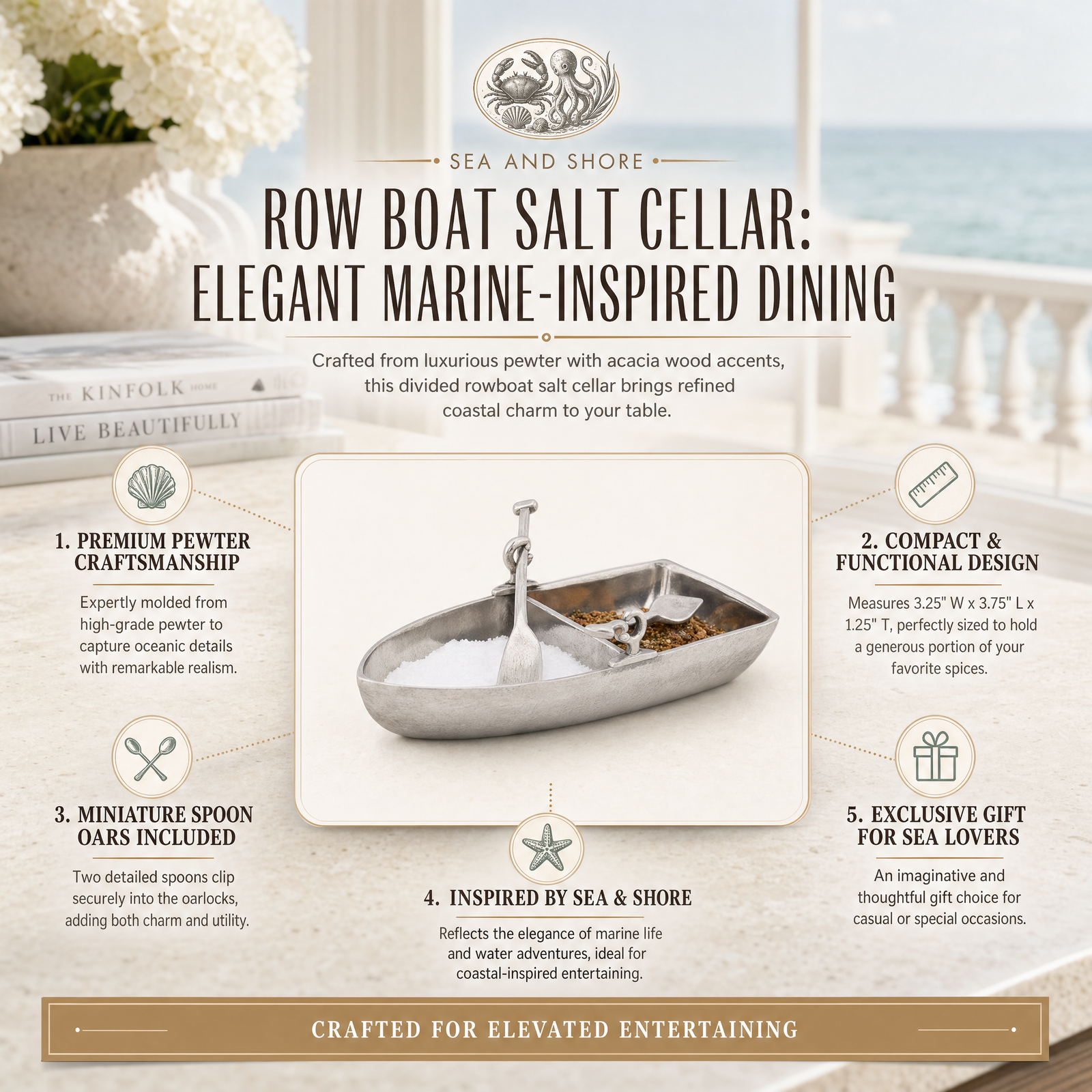 Row Boat Salt Cellar 9