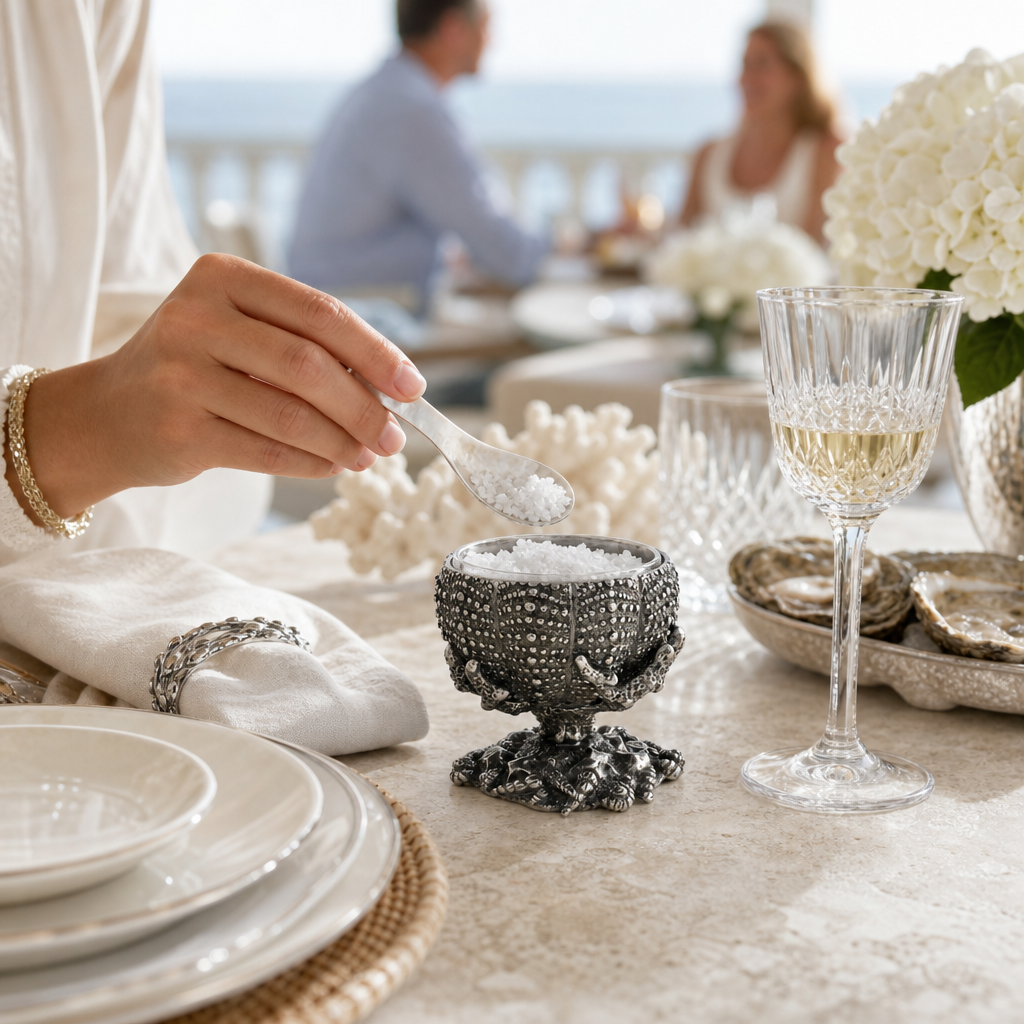 Sea Urchin Salt Cellar 3