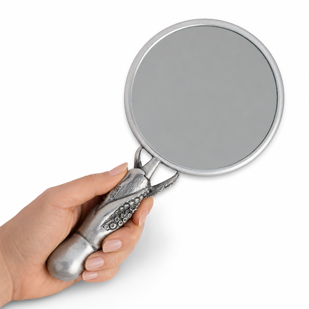 Pewter Octopus Handle Magnifier 4 inches 10