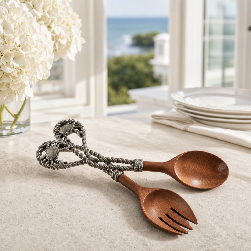 Crab & Rope Salad Server Set 5