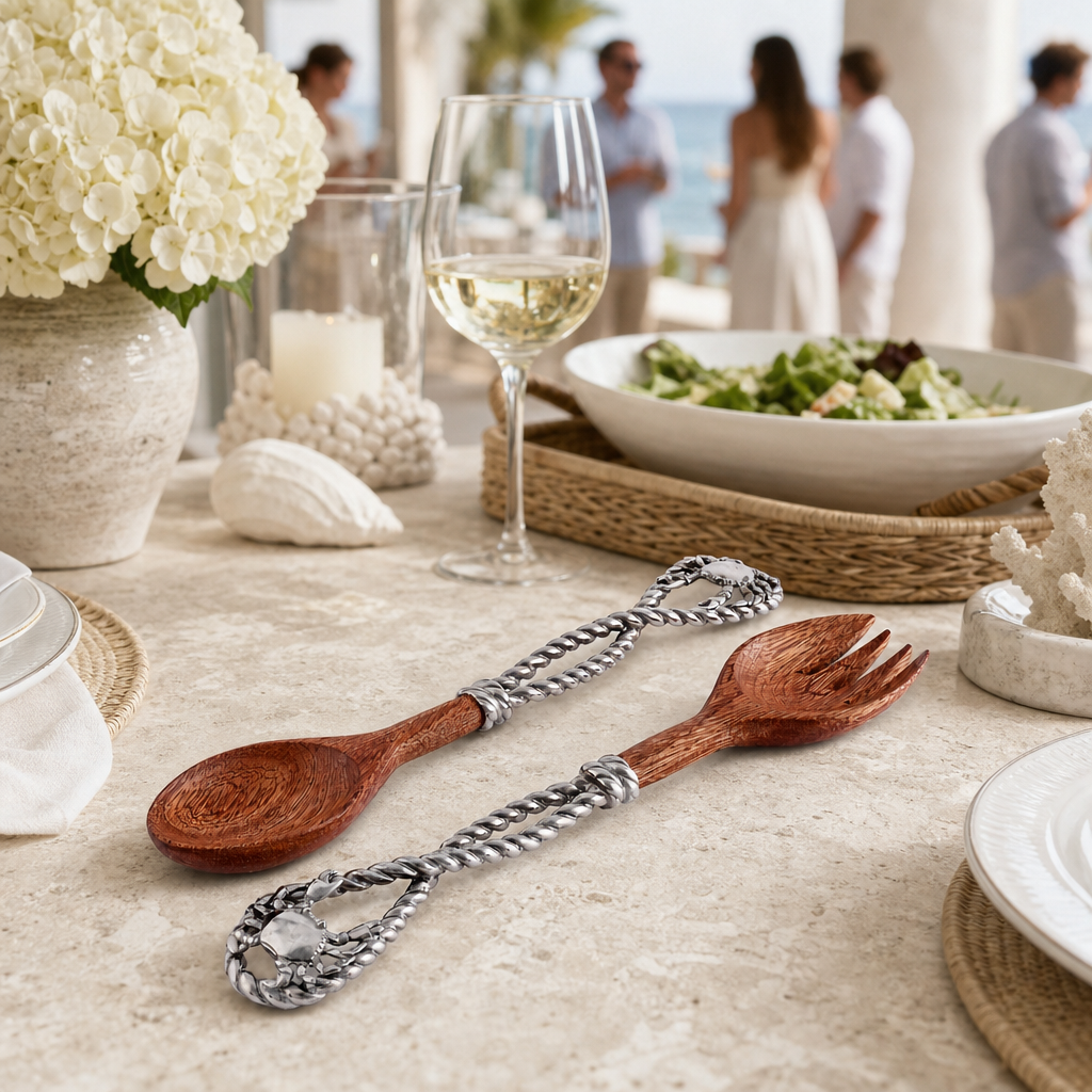 Crab & Rope Salad Server Set 5
